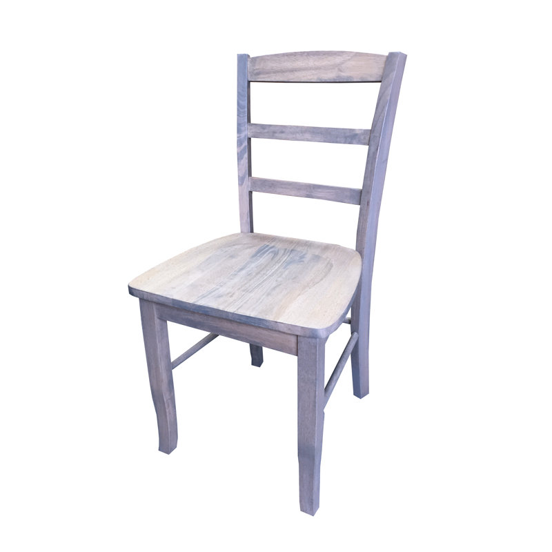 Chaise d'appoint en bois massif Elizabethtown