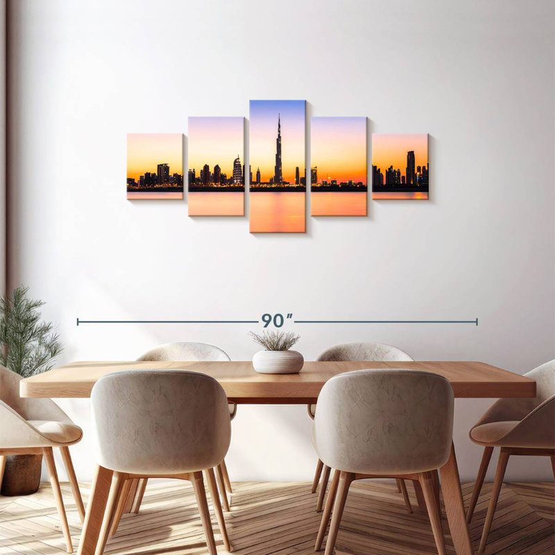 Horizon de Dubaï, EAU, 30" H x 68" W