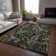 Premium Machine Washable Cerrito AMF533 Black Rug