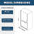 Universal Pivot Shower Door