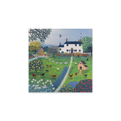 «The Hen House» par Jo Grundy - impression non encadrée