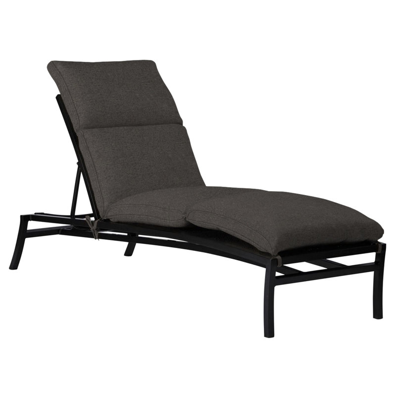 Aire 80.5" Long Reclining Single Chaise with Cushions, Welt, Verona Fossil