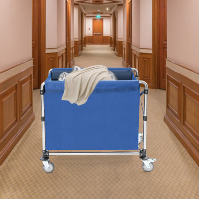 34.25X20.47X30.7” Folding Laundry Cart
