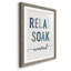 " Relax Soak Unwind " Painting Print-1718350113-1718350126