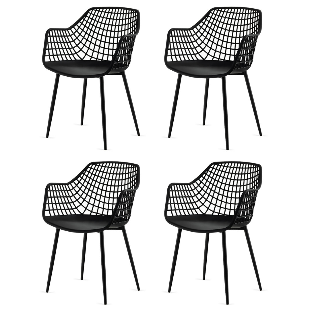 Artez 18'' H Armchair (Set of 4) Wade Logan® 
