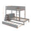 Lit superposé avec lit gigogne, rangement et bureau-568680861-568680858