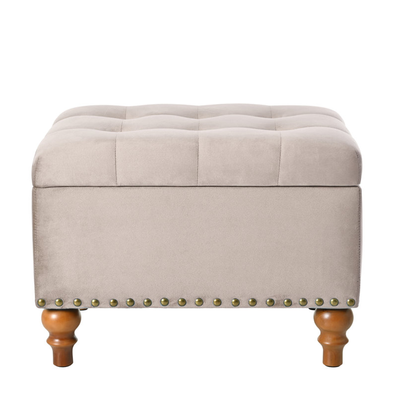 Repose-pieds Modern Living, repose-pieds en velours, Rose