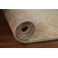 Tapis beige en laine noué à la main de conception unique 2 pi 0 po x 2 pi 9 po New Age