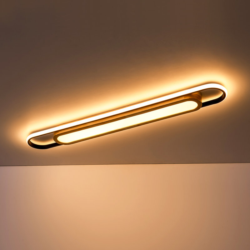 39.4'' Simple Rectangle LED Flush Mount