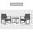 Auburntown Premium All-Weather Wicker 2 - Person Patio Conversation Set with Cushions-1831098183