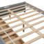 Lit avec étui de rangement, 2 tiroirs de rangement, lit plateforme, cadre de lit-1554706137