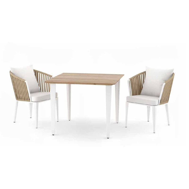 Vista Outdoor 3 - Piece Dining Set with Cushions