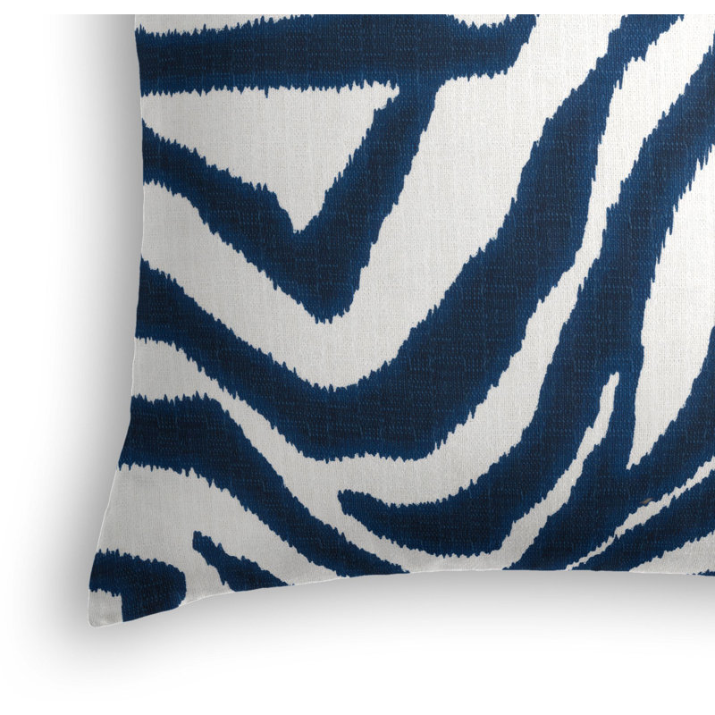 Tropo Square Cotton Pillow Cover & Insert, 24" x 24", Marina
