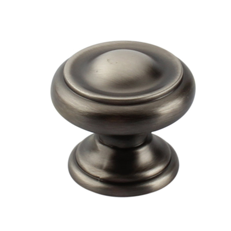 Poignée champignon de diamètre 1 3/8 po, Nickel antique