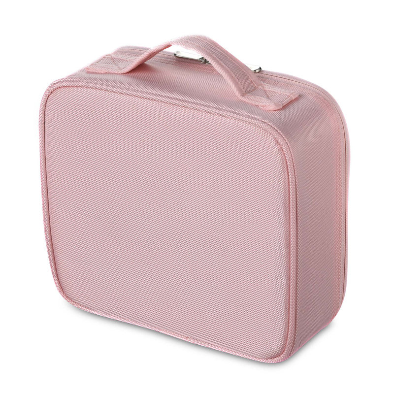 Organisateur de maquillage en tissu , Rose