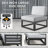 9 - Piece Outdoor Modular Sectional Set with Fire Table-1363332831