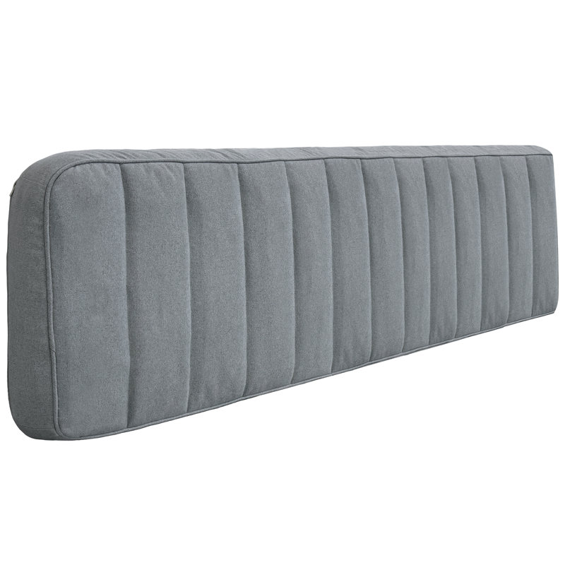 Upholstered Headboard, 60cm x 180cm, Grey
