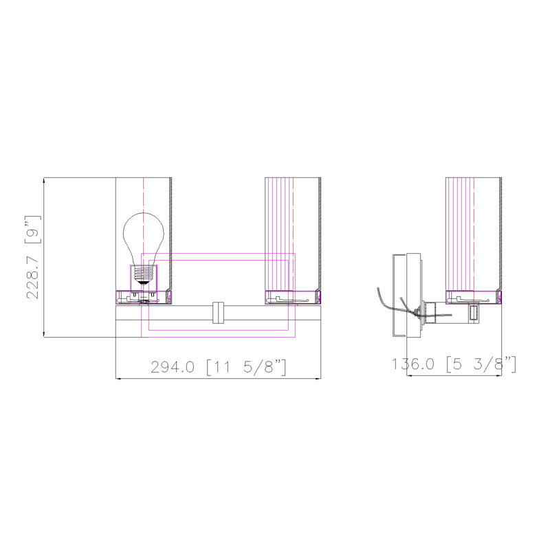 Meuble-lavabo 2 lumières Avers, Noir mat