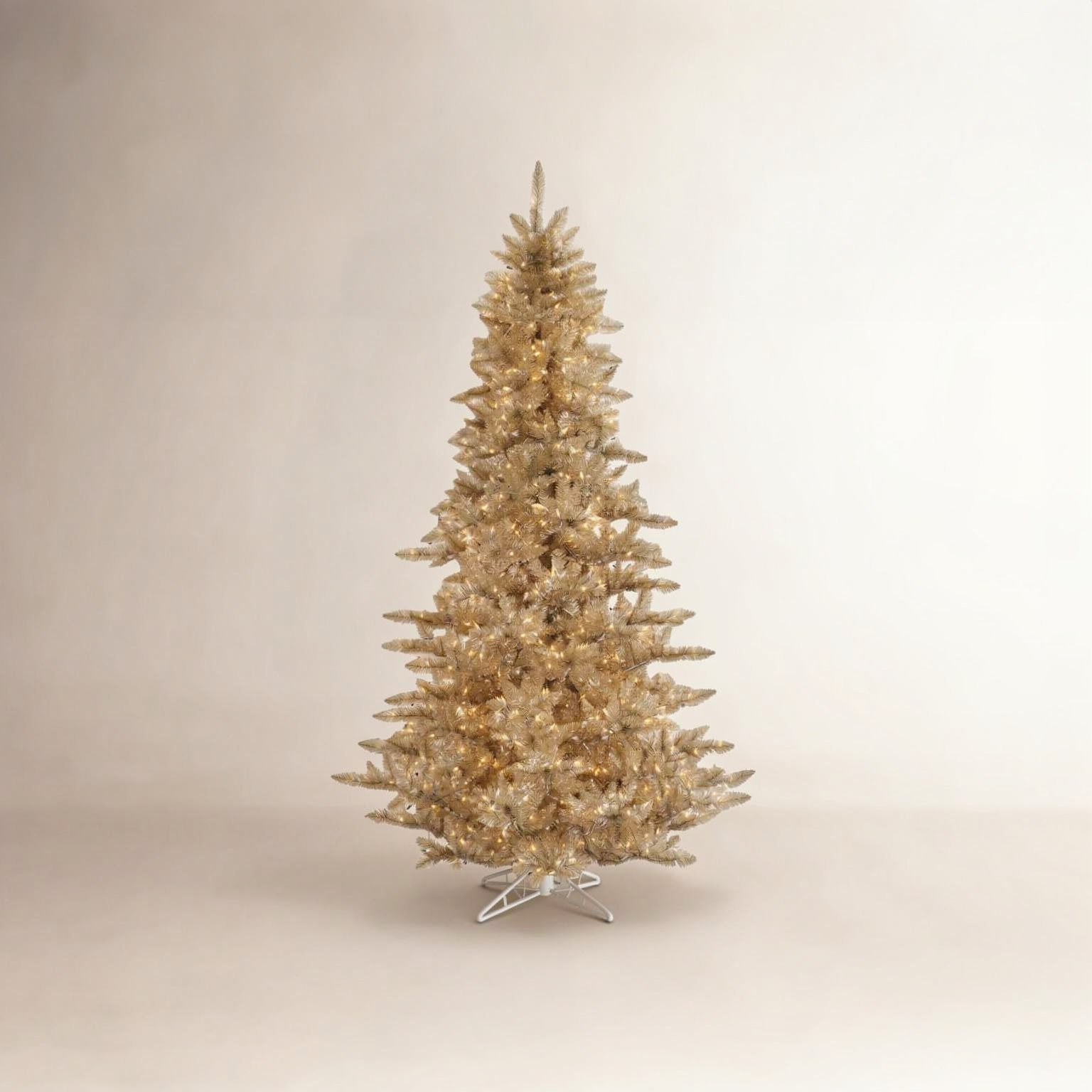Champagne Fir Pre-Lit Christmas Tree, 10'