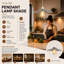 4 cm H Flat Lamp Shade
