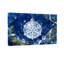 Ornement de Noël flocon de neige hiver pin bleu ciel-840069420