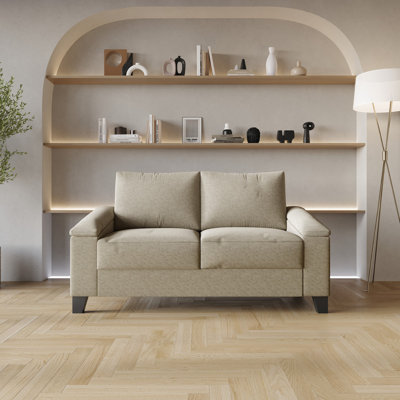 Jacqualyn Fabric 57.87'' Reception Loveseat