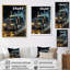 Semi-remorque de minuit - art mural camion-1378518848-1378518855