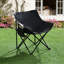 2PCS Outdoor Camping Chairs Folding/Portable, Carry Bag ,Black
