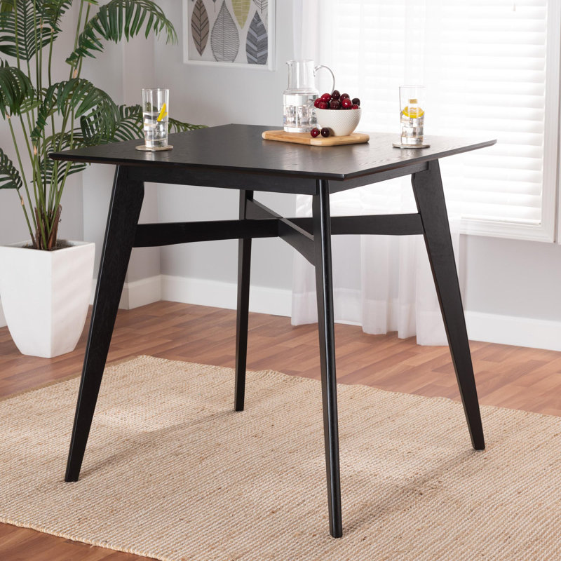 Table de salle à manger Lapinski, Noir
