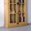 Bibliothèque en bois massif de style ancien