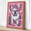 Bulldog in Bloom Eclectic - Wrapped Canvas-1730477388-1730477404