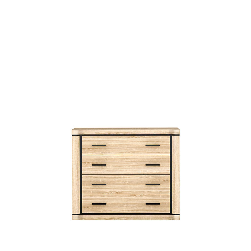 Temmo Laminate Rectangle Accent Chest, Sonoma Oak
