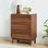Commode 3 tiroirs Carreiro, table de chevet de 23,6 po