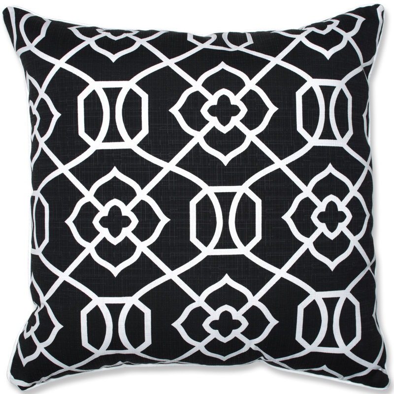 Geometric Outdoor Reversible Throw Pillow