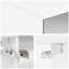  Bathroom Mirror Cabinet With Shelf Wall-Mounted Engineered Wood Storage-2137198440-2137198422