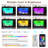86 Inch High Gloss Led Tv Stand For 90 Inch Tv With Adjustable Glass Shelves Two Cabinets