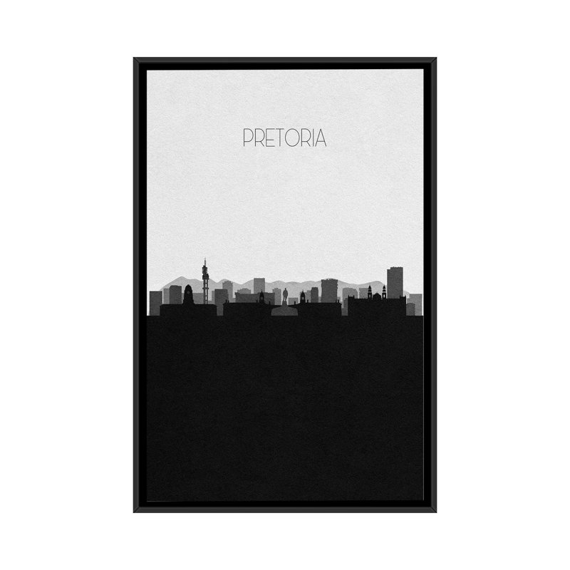 Pretoria, South Africa City Skyline by Ayse Deniz Akerman - Print on Canvas