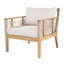 Ensemble modulaire d'extérieur 5 pièces avec table basse, table d'appoint, canapé et 2 fauteuils