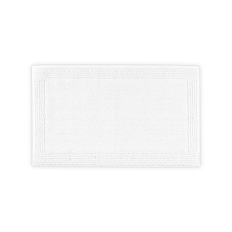 1 PCS 17X24" 100% Cotton Tufted 3000 GSM Reversible Bath Rug, Rectangle- 24" L x 17" W