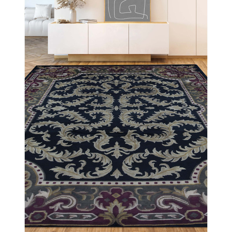 Himalayan Wool Oriental Area Rug, Rectangle 8'10" x 12'1"