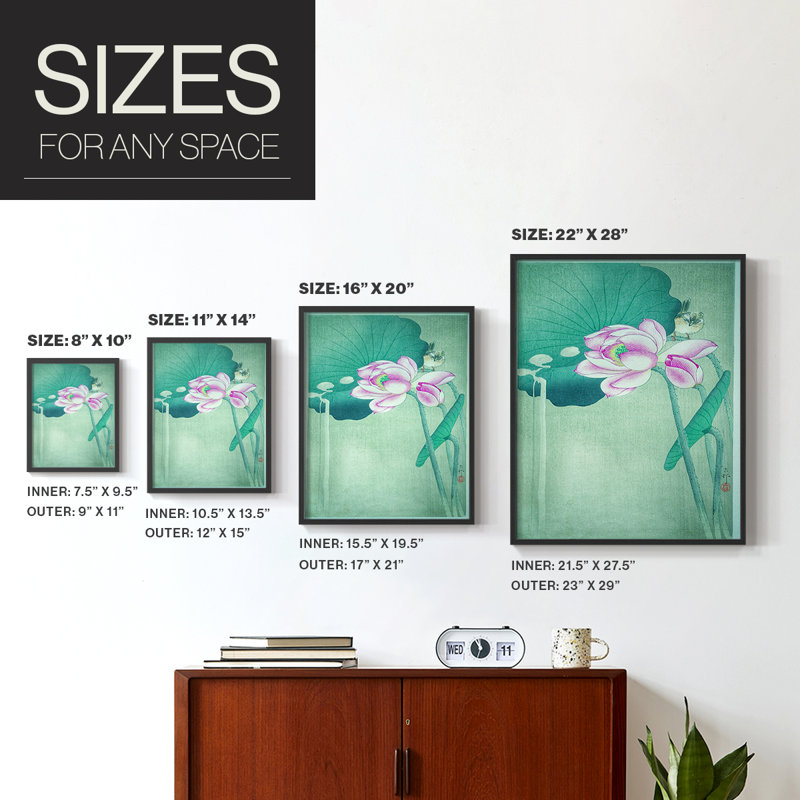 VintageJapan IX Framed Print - Solid Wood, Black, 30" H x 24" W