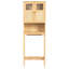 Armoire de rangement au-dessus de la toilette avec portes doubles et tablette réglable-740239204