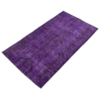 Tapis mauve foncé 4 pi 6 po x 9 pi 3 po Color Transition