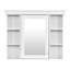 Meuble-lavabo 36 po avec armoire à pharmacie, armoire à miroir moderne avec tablette réglable, armoire de rangement pour salle de bain à 4 tiroirs-266813579