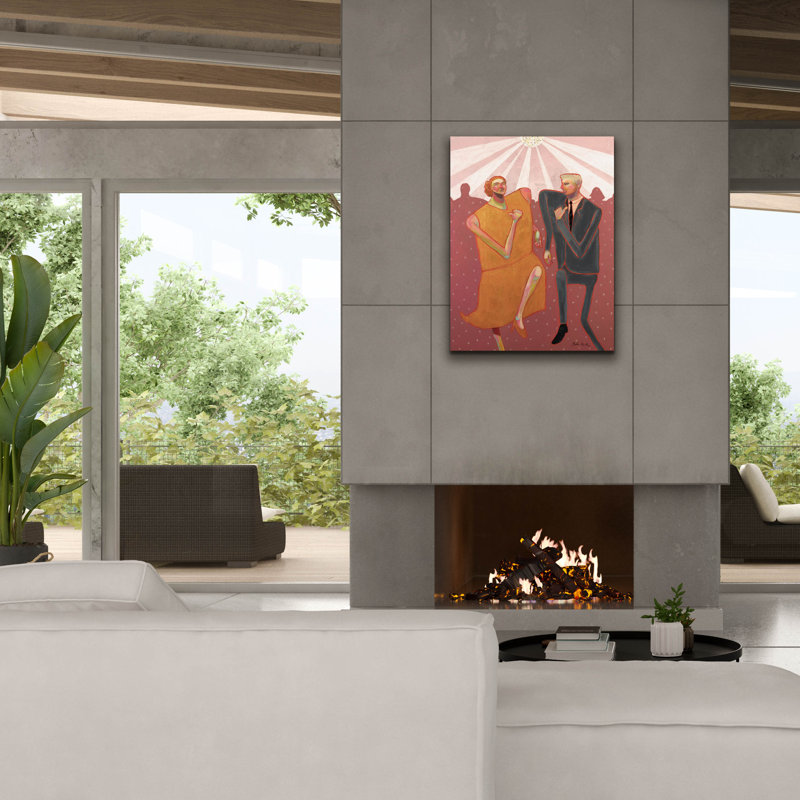  «Get Up And Dance» par Bebe Keith, art mural sur toile, 26 po x 34 po