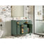 Meuble-lavabo moderne de 36 po, lavabo en céramique, 4 tiroirs, 2 armoires à shaker traditionnelles, trois portes pré-percées, lavabo à fermeture en douceur de 36 po, tiroirs pour articles, facile à installer-1363320312