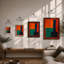 Colour Division Geometric - Framed Print-1488753458-1488753459