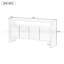 Buffet en placage de bois massif moderne minimaliste avec tablette ouverte-529178598