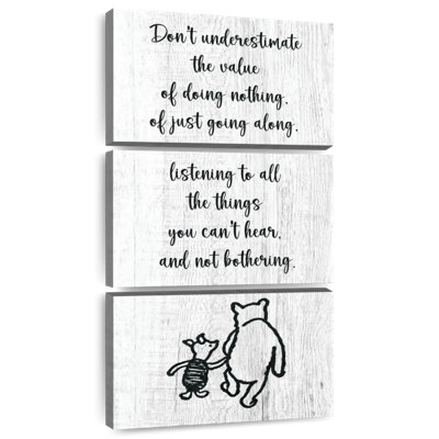 Citation de Winnie l'ourson qui ne fait rien