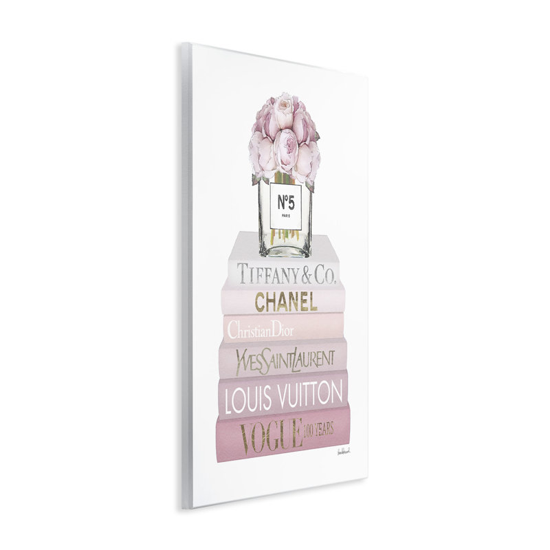 «Rose Rose Bouquet», art mural sur toile tendue surdimensionné par Amanda Greenwood, H 15 po x l 10 po x P 0,5 po